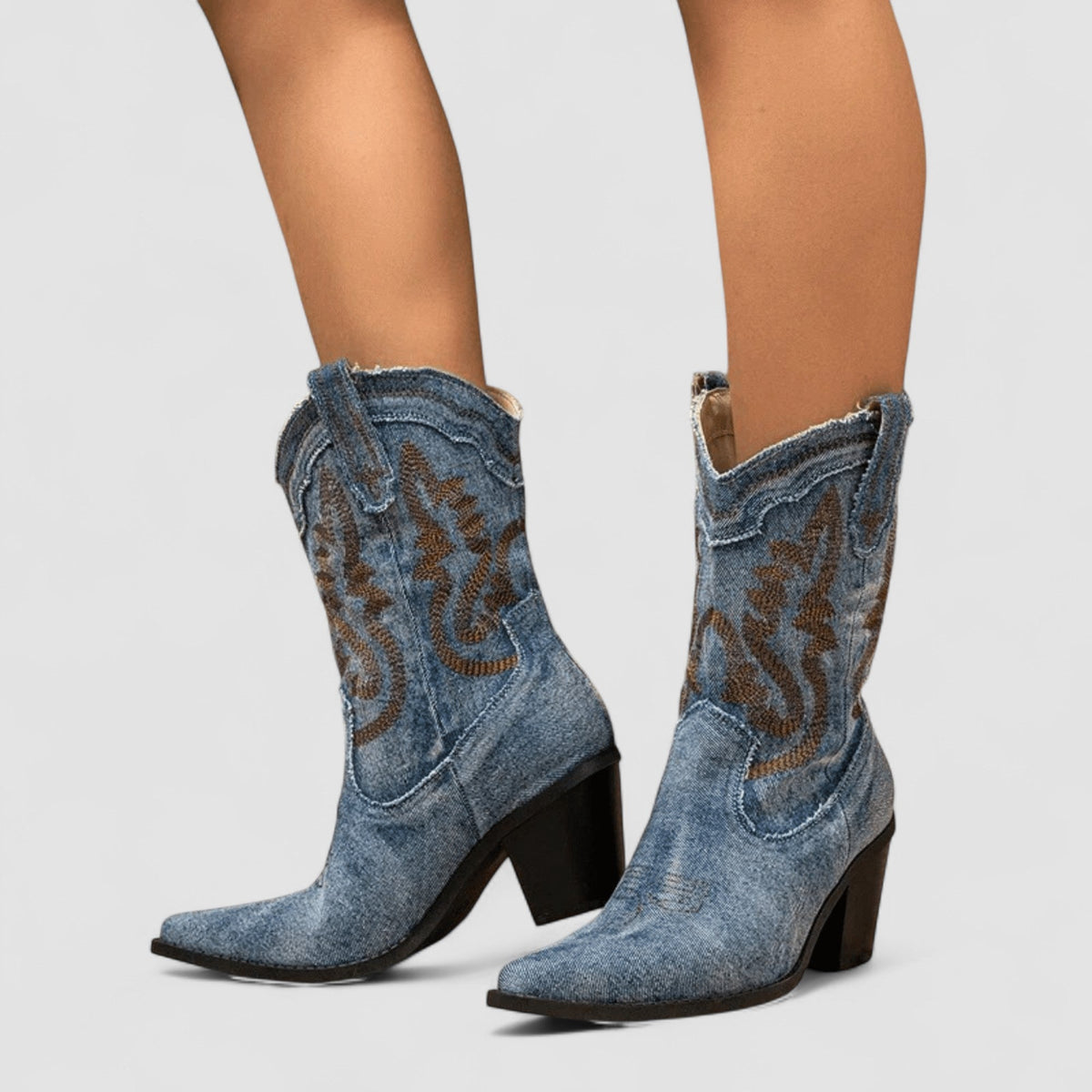 Ana | Botines Camperos Bordados