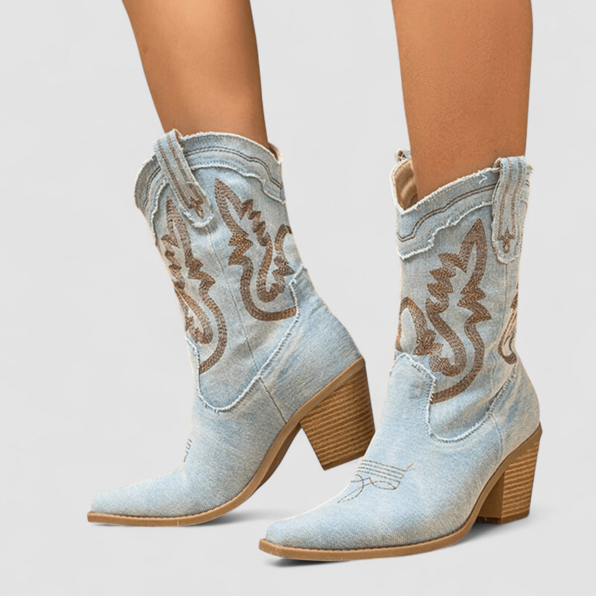 Ana | Botines Camperos Bordados