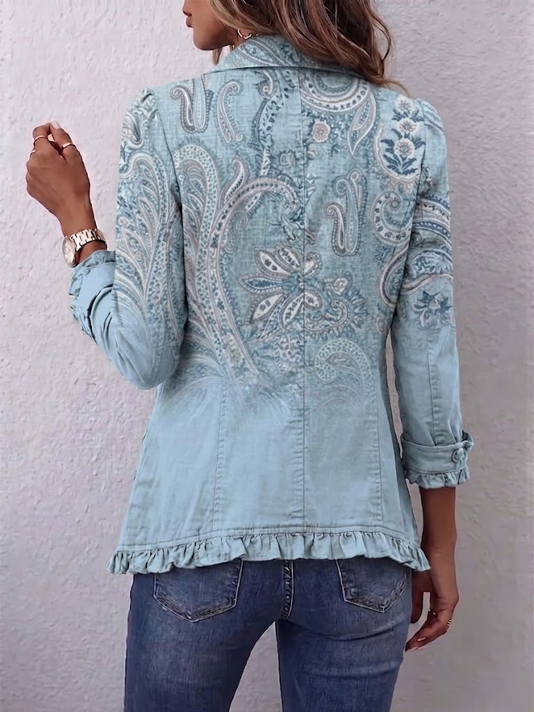 Angustias | Chaqueta Cachemira Vintage con Volantes