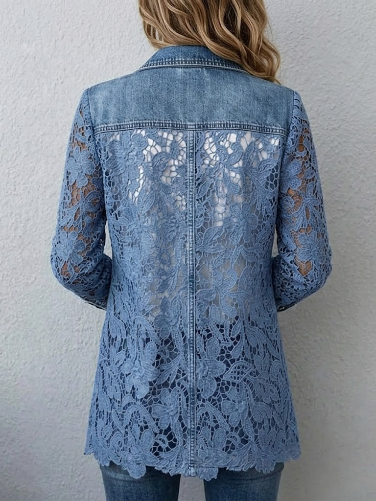 Estefanía | Americana con Encaje Floral