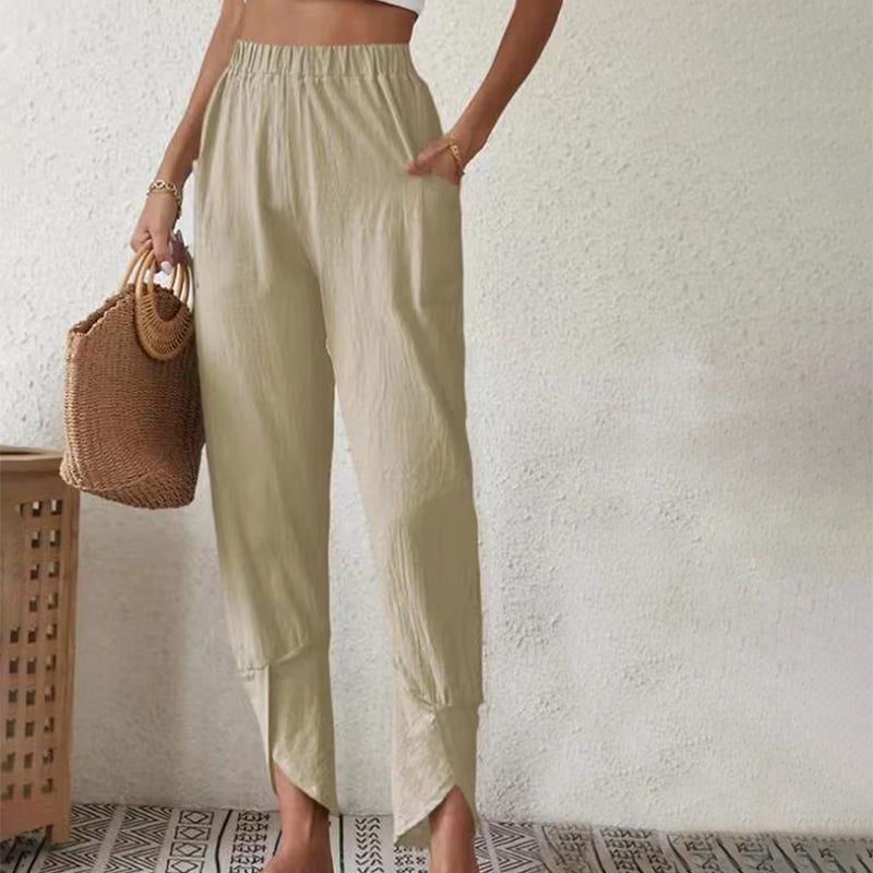 Essari | Pantalones con Bajo Deshilachado